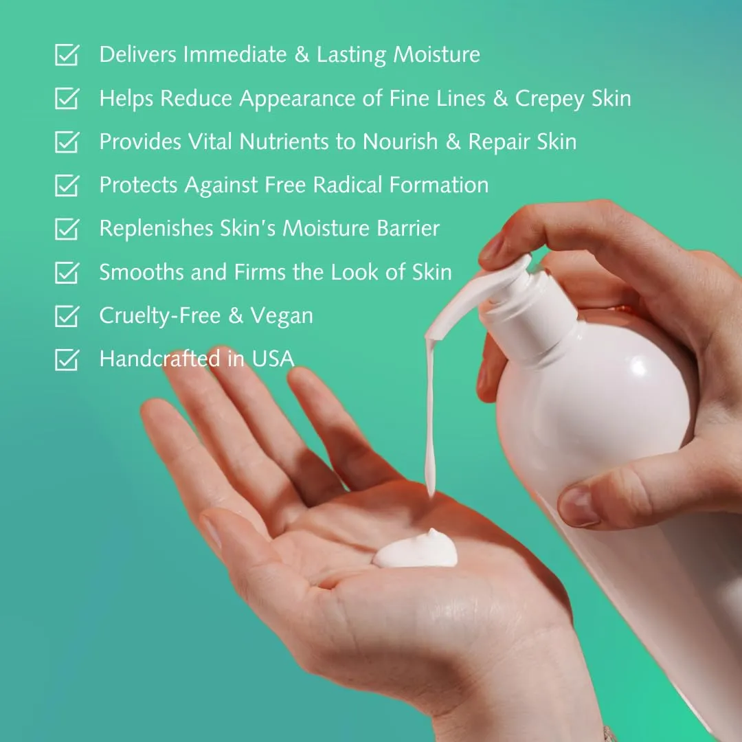 Coconut & Pineapple Fusion Hand & Body Lotion, Natural Dry Skin Moisturizer for All Skin Types, Aloe Vera, Coconut Oil, Ceramides, Vitamin B5, Vitamin E, 8 oz
