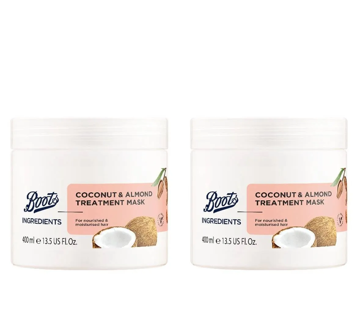 Coconut and Almond Treatment Mask 13.52 Fl Oz. (Pack of 2)