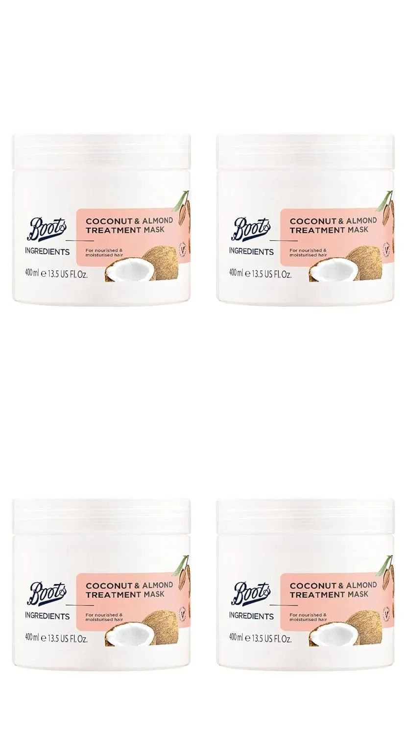 Coconut and Almond Treatment Mask 13.52 Fl Oz. (Pack of 4)
