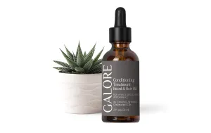 Coconut Oil Beard Oil for Men - Beard Growth Oil for beard, mustache & hair - Natural Beard Oil with Essential Oils - Light, Daily Conditioner & Moisturizer for hair & face - GALORE Naturals