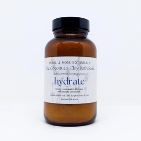 Coconut   Clay Bath Soak: Hydrate (Lavender)