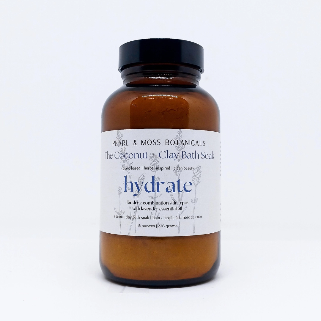 Coconut   Clay Bath Soak: Hydrate (Lavender)