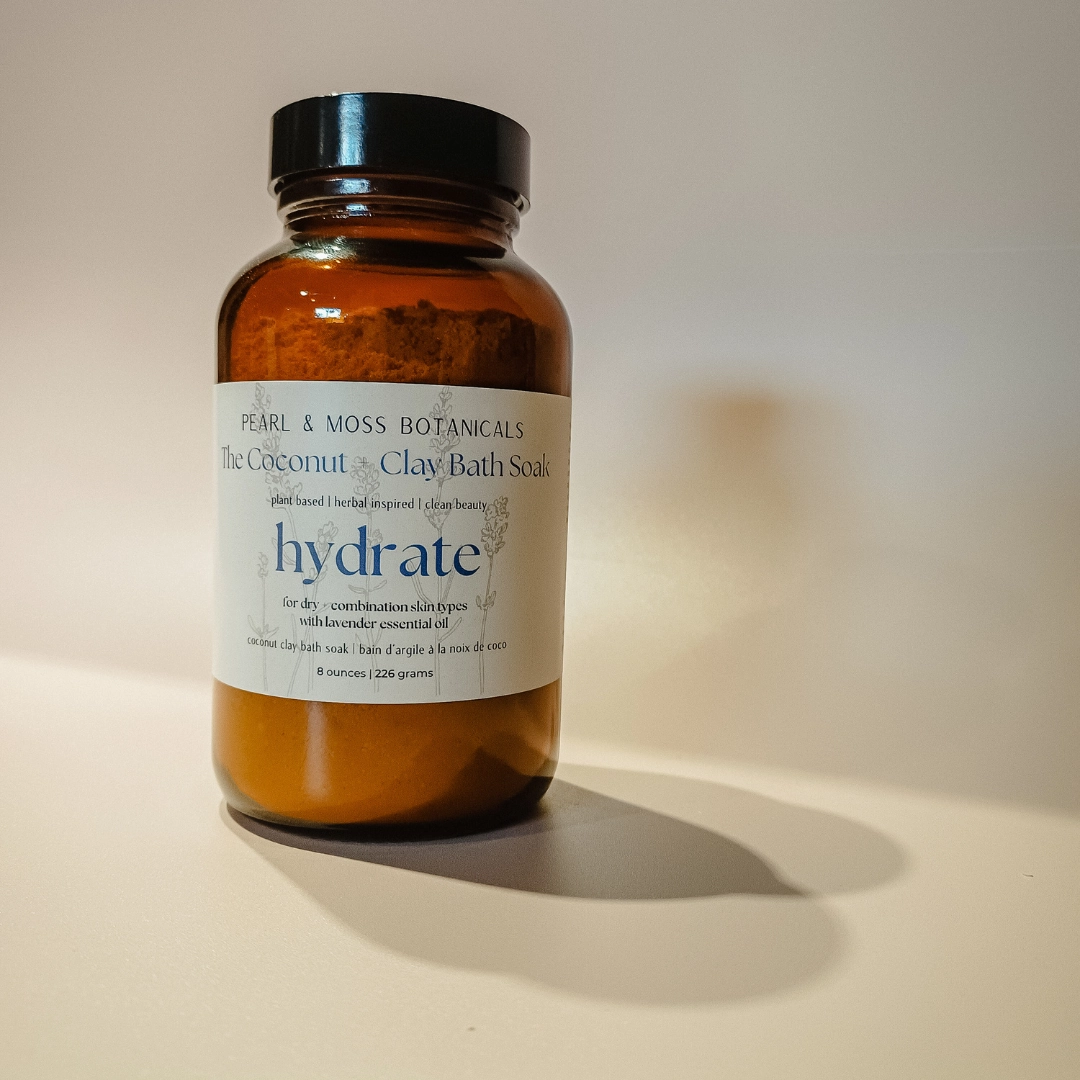 Coconut   Clay Bath Soak: Hydrate (Lavender)