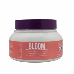 Coconut-Free Body Butter – Ultra-Nourishing Moisturizer with Mango Butter, Avocado Oil & Jojoba Oil – Hydrating & Non-Greasy Lotion for Sensitive Skin (8 oz., Bloom)