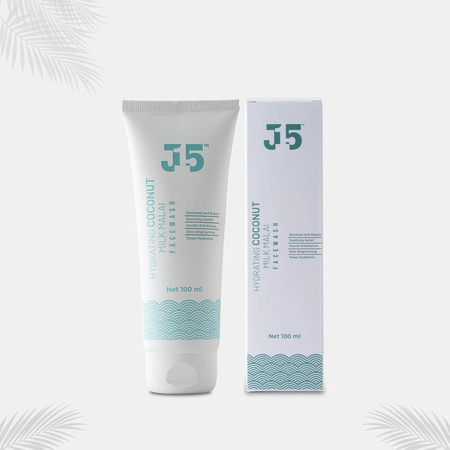 Coconut Milk & Malai Face Wash, 100ml, Deep Cleansing Moisturizing Cleanser, For All Skin Types