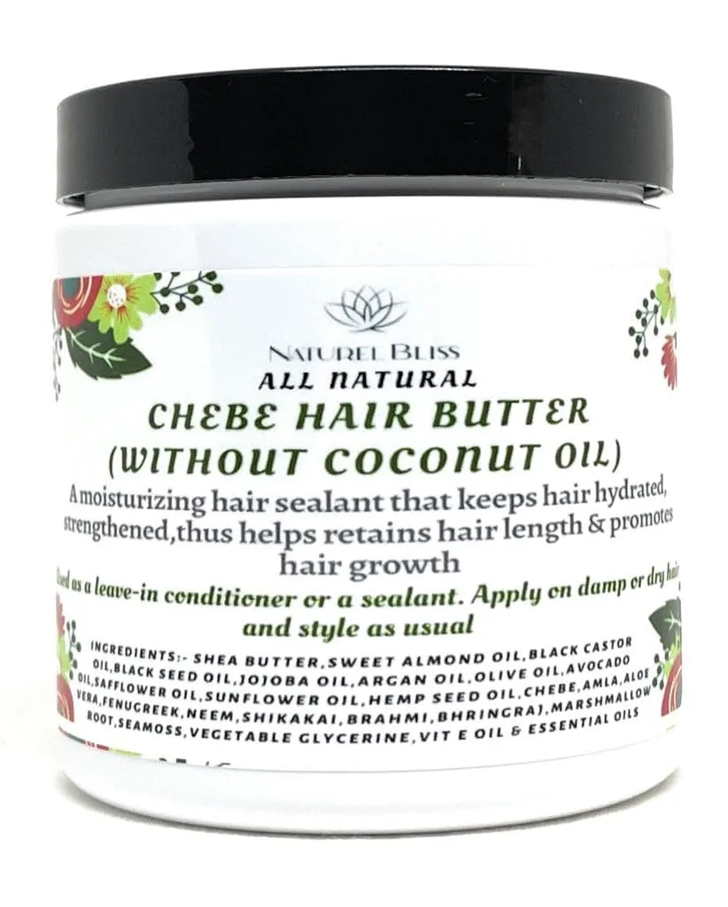 Croton Zambesicus (also know as Chebe powder) Hair Growth Butter(No Coconut Oil)/with Aloe vera/Amla Powder/Jamaican Black Castor Oil/Fenugreek (Unscented)