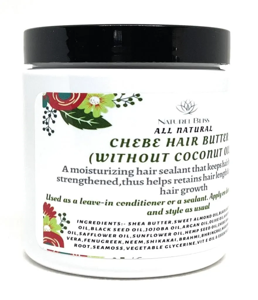 Croton Zambesicus (also know as Chebe powder) Hair Growth Butter(No Coconut Oil)/with Aloe vera/Amla Powder/Jamaican Black Castor Oil/Fenugreek (Unscented)