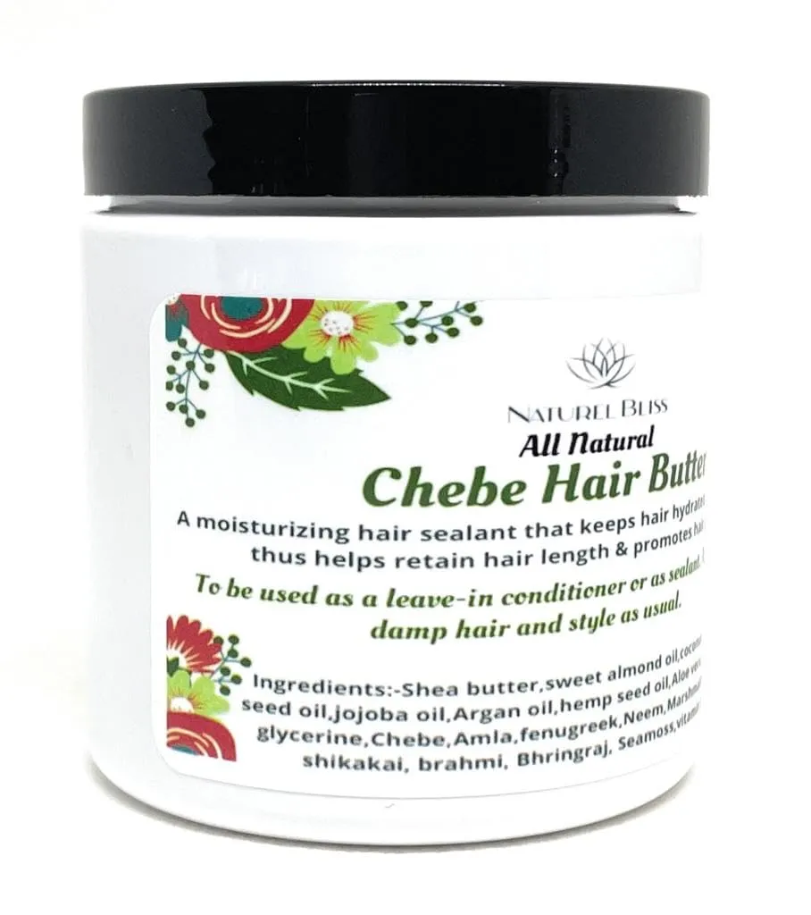 Croton Zambesicus (also know as Chebe powder) Hair Growth Butter/Vegan| Indian Herbs, Aloe vera/Amla/Jamaican Black Castor Oil/Fenugreek 8oz (Vanilla)