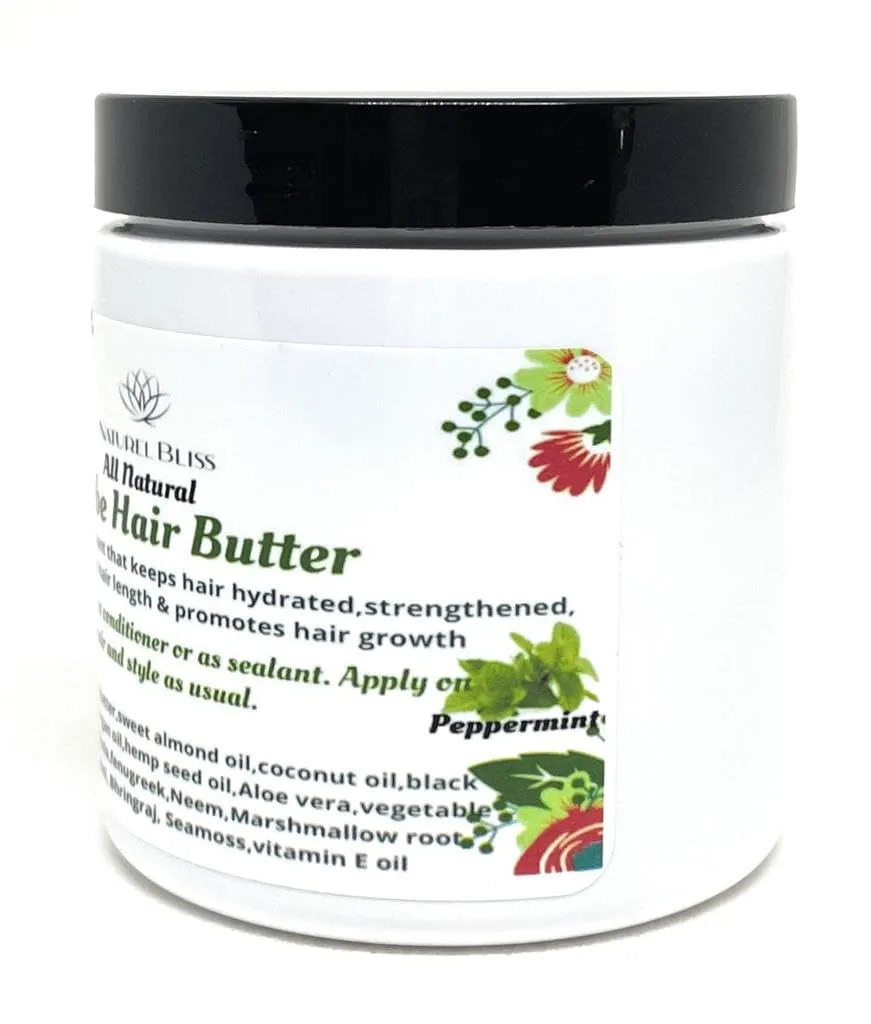 Croton Zambesicus (also know as Chebe powder) Hair Growth Butter/Vegan| Indian Herbs, Aloe vera/Amla/Jamaican Black Castor Oil/Fenugreek 8oz (Vanilla)