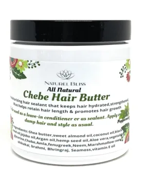 Croton Zambesicus (also know as Chebe powder) Hair Growth Butter/Vegan| Indian Herbs, Aloe vera/Amla/Jamaican Black Castor Oil/Fenugreek 8oz (Vanilla)