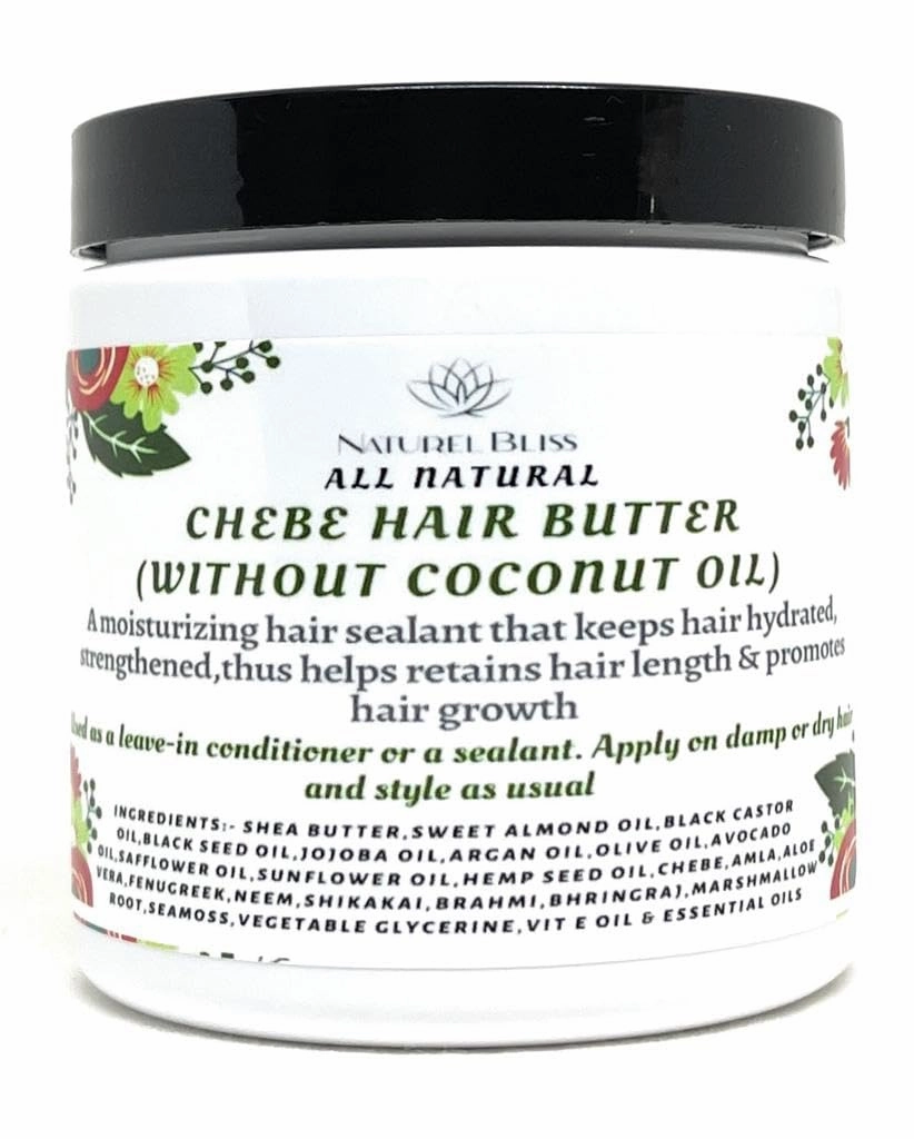 Croton Zambesicus (also know as Chebe powder) Hair Growth Butter(No Coconut Oil)/ with Aloe vera/Amla Powder/Jamaican Black Castor Oil/Fenugreek (Scented)