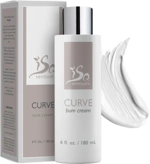 CURVE Butt Enhancement Cream - for Women and Men, Natural Growth and Plumping Enhancer, Faster, Thicker, Bigger Results, 2 Month Supply