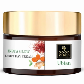 DAILY PLUS Insta Glow Night Cream, 50g, Brightening Face Moisturizer with Turmeric, Saffron, Vitamin B3, All Skin Types