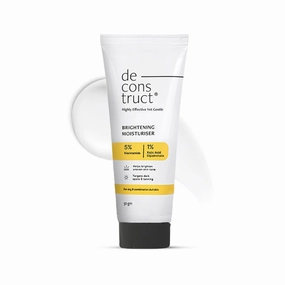 Deconstruct. Niacinamide Brightening Face Moisturizer| 5% Niacinamide   1% Kojic Acid   5% Vitamin C | For Dark Spots And Uneven Skin Tone | Brightens & Hydrates | 50 Gm