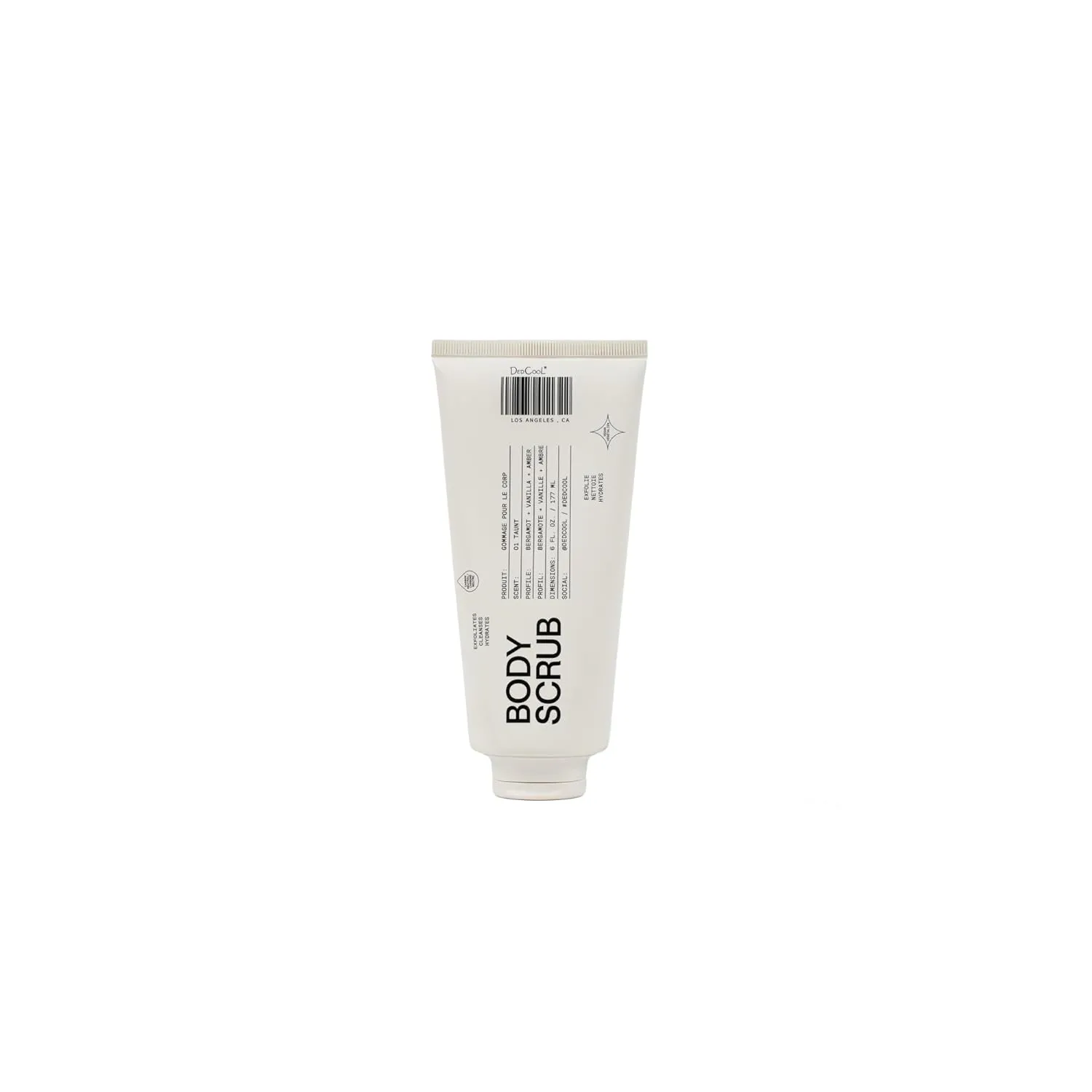 Dedcool Body Scrub Taunt – Gentle Exfoliating Formula with Rice Powder, Kakadu Plum & Coconut Oil, Regular/Full Size