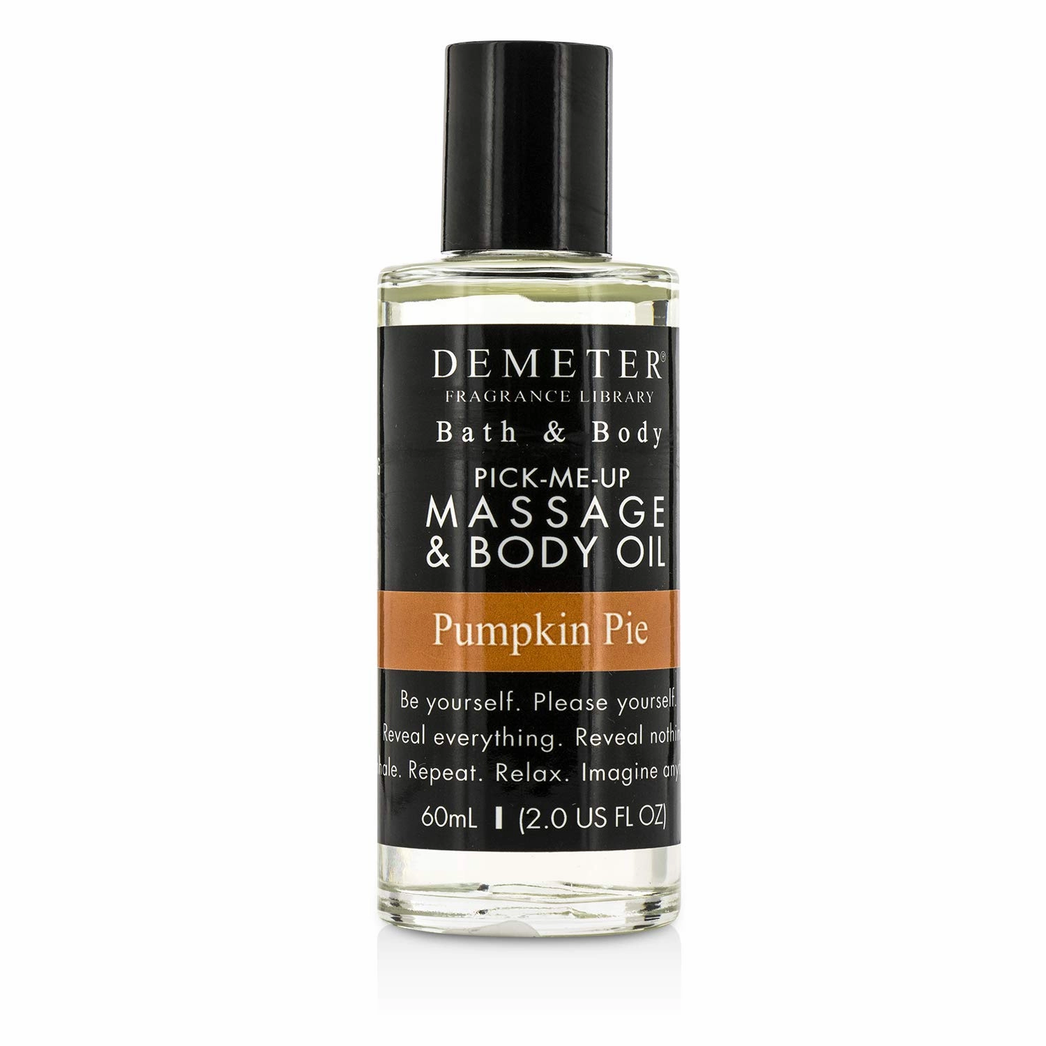DEMETER Pumpkin Pie Bath and Body Oil, Nourishing Massage Oils for Women and Men, Fragrance - Pumpkin Pie, 2 oz. Bottle