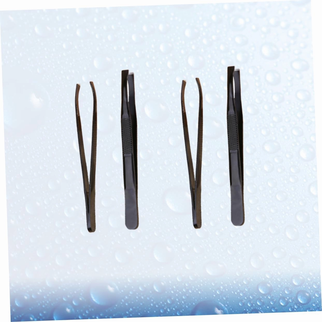 DOITOOL 12 Pcs Tweezers Pointed Eyebrow Clamp Makeup Accessories Eyebrow Clips Make up A206