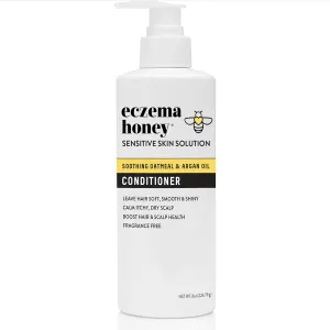 ECZEMA HONEY Nourishing Conditioner - Helps with Psoriasis, Dermatitis, & Flaking - Daily Dandruff Conditioner & Scalp Care - Itchy Scalp Treatment for Men, Women & Kids (8 Oz)