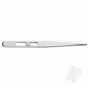Excel 4.75in Pointed Slide Lock Stainless Steel Tweezers (Carded) EXL30411
