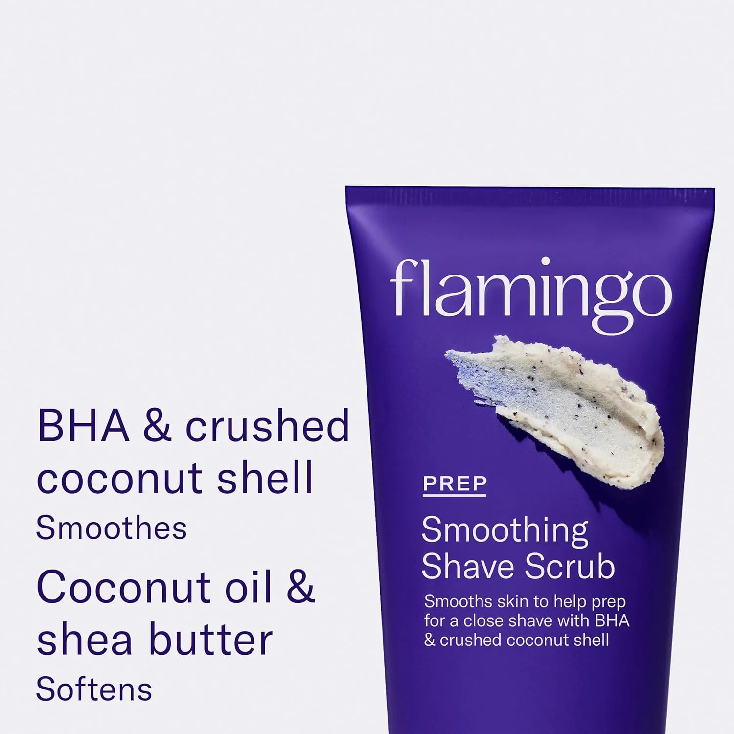Flamingo 3-Step Shave Set for Women - Smoothing Prep Scrub, Nourishing Oil, and Soothing Post Serum - Glow Collection