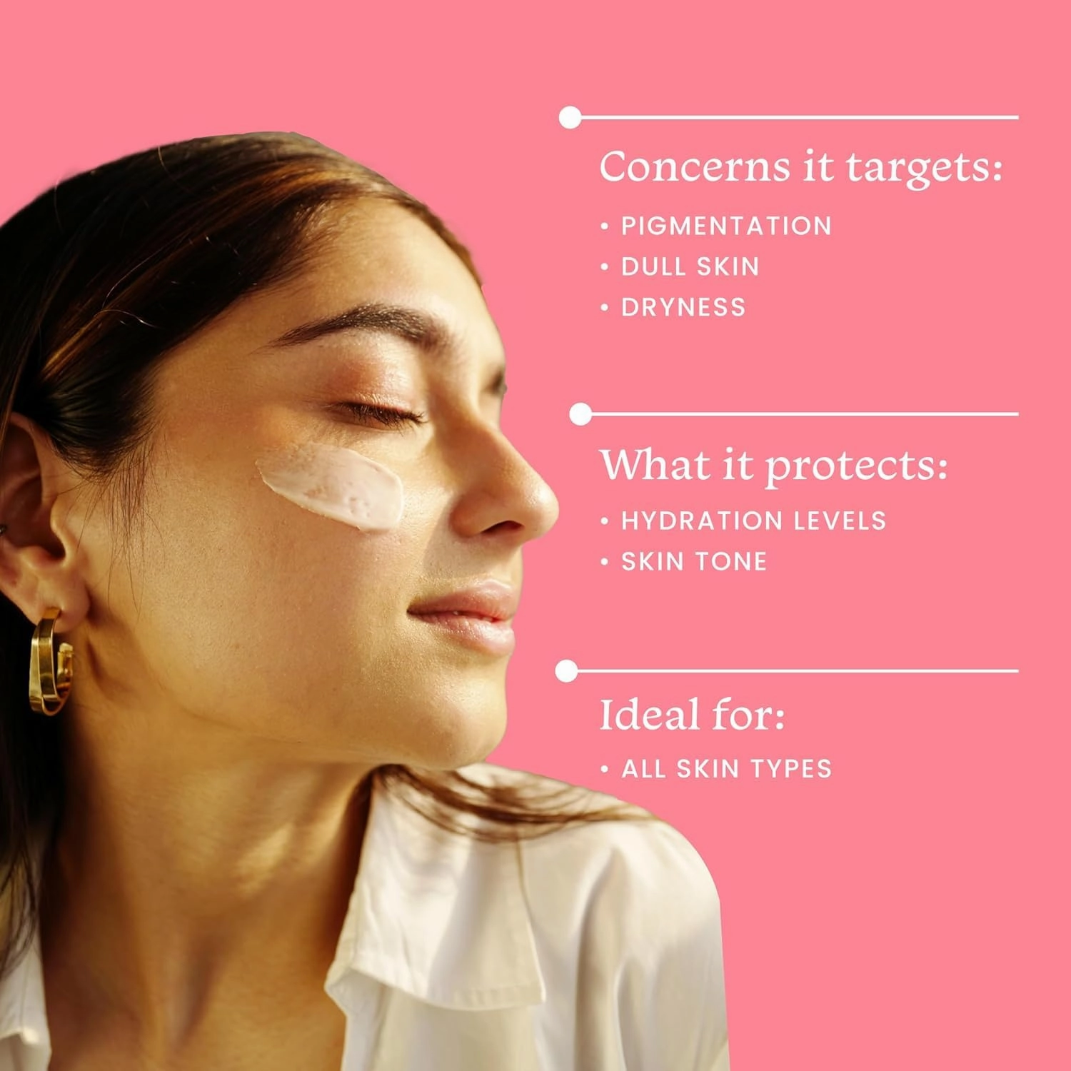 Fox tale Vitamin C Super Glow Moisturizer with Niacinamide & Peptides, Visibly Reduces Pigmentation, Enhances Skins Radiance Instantly, For All Skin Types, Women & Men - 50ml, Cream