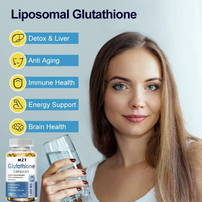 Glutathione Softgels 1000MG Natural Anti-Aging Skin Whitening