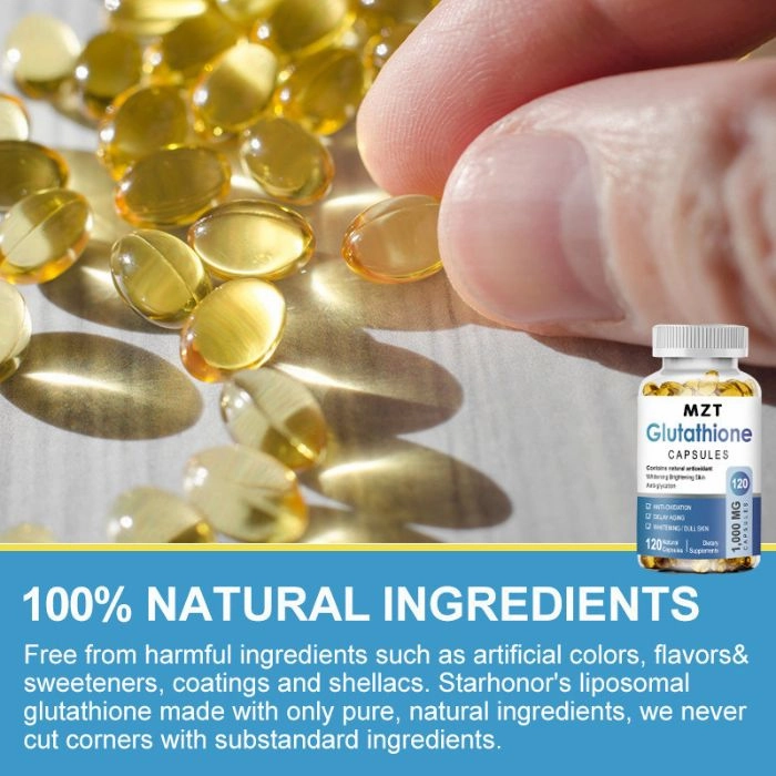 Glutathione Softgels 1000MG Natural Anti-Aging Skin Whitening