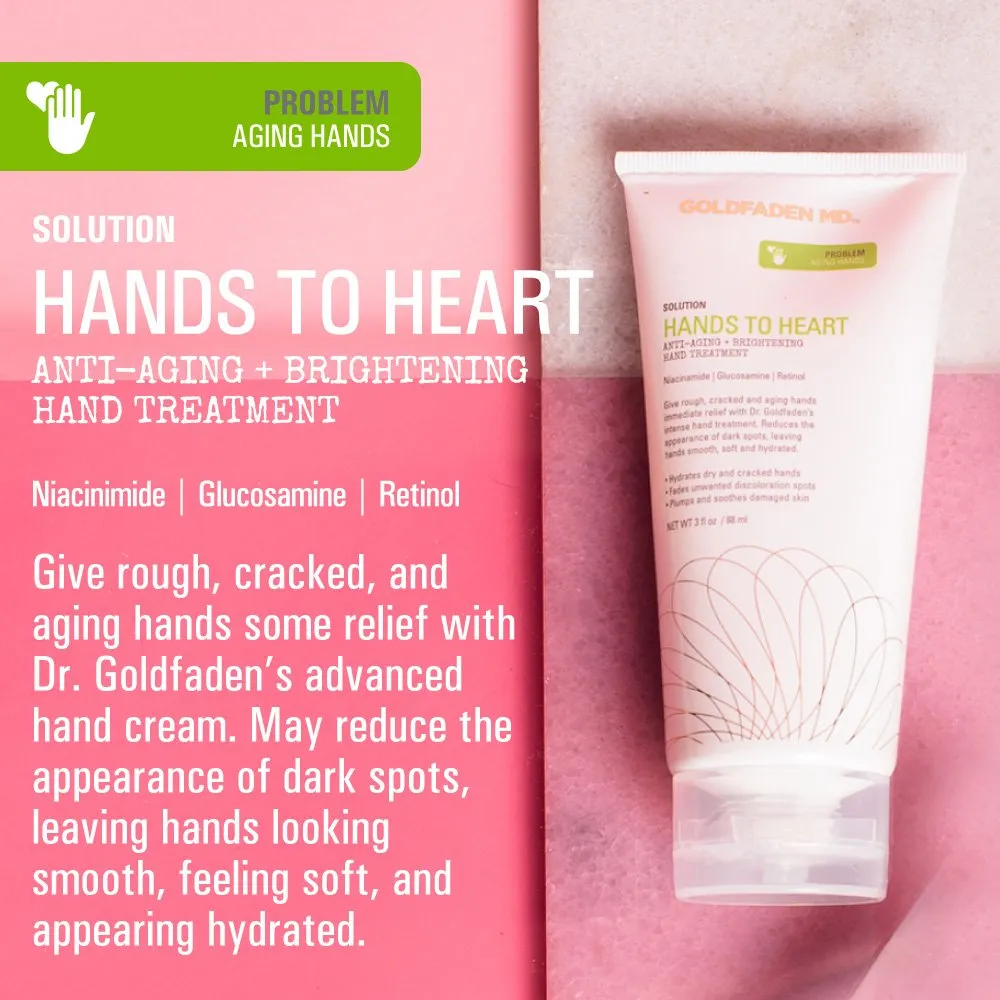 GOLDFADEN MD Hands To Heart Oil of Grapefruit Anti-Aging   Brightening Hand Treatment 3 fl. oz.