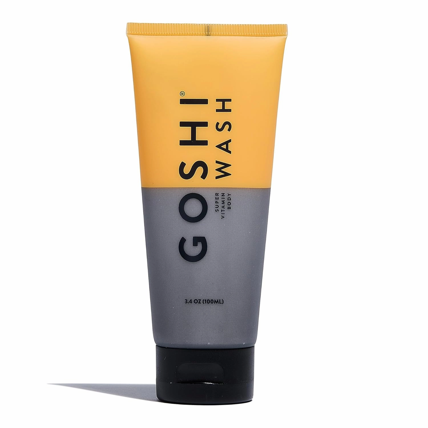 GOSHI Super Vitamin Body Wash 3.4 oz - pH-Balanced Exfoliating Body Wash for Men and Women - For All Skin Types