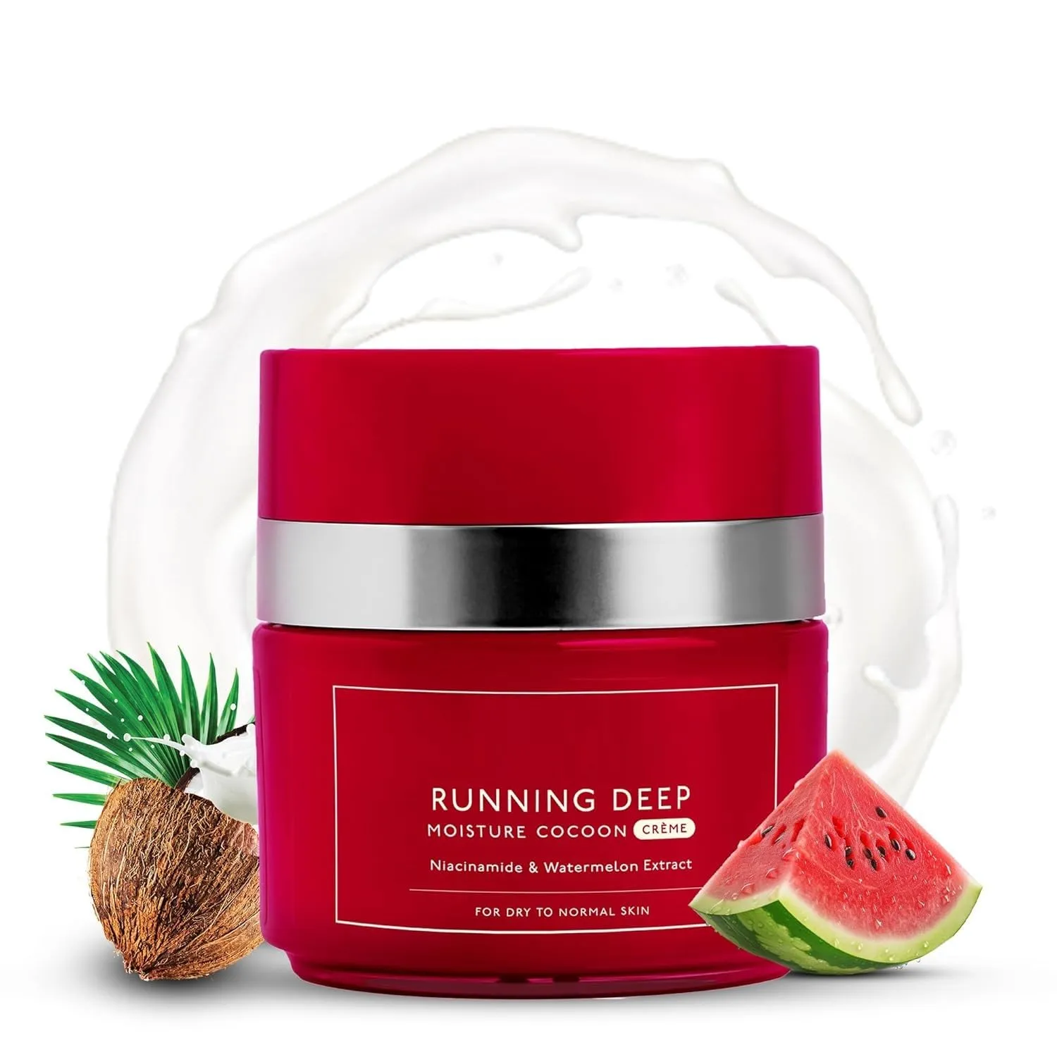 GT Moisture Cocoon Creme | Lightweight Moisturizing Cream | Niacinamide, Watermelon & Coconut Water Extract | Soothes, Firms & Adds Glow | Non-Sticky | For Dry to Normal Skin Types | 50 gm