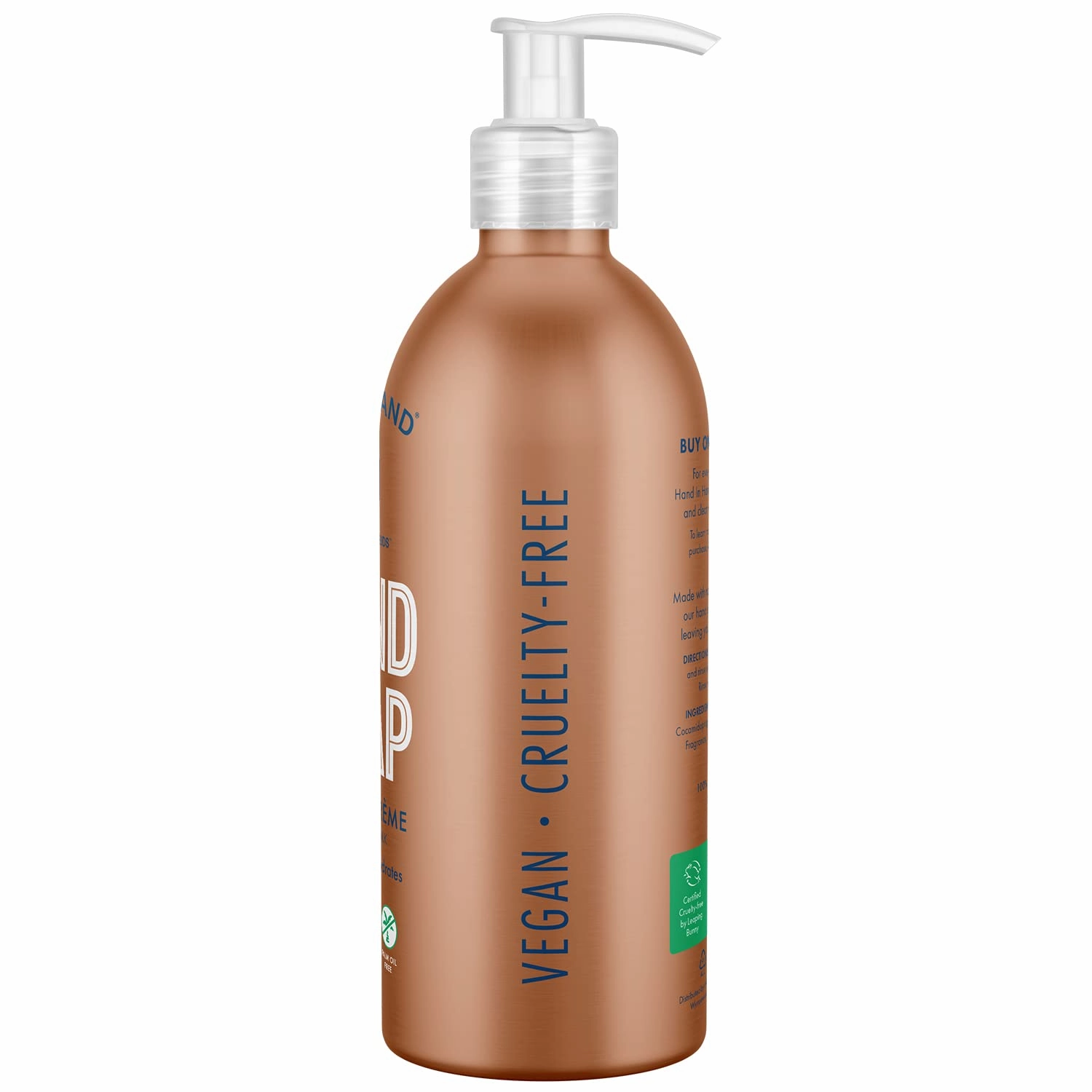 Hand in Hand Nourishing Liquid Hand Soap, 10 Fl Oz, Almond Creme, Vanilla & Oat Milk Scent, 4 Pack