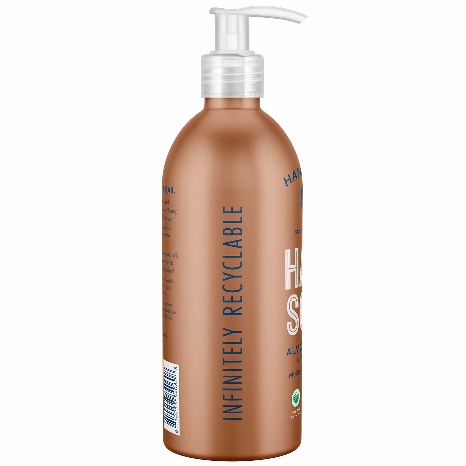 Hand in Hand Nourishing Liquid Hand Soap, 10 Fl Oz, Almond Creme, Vanilla & Oat Milk Scent, 4 Pack
