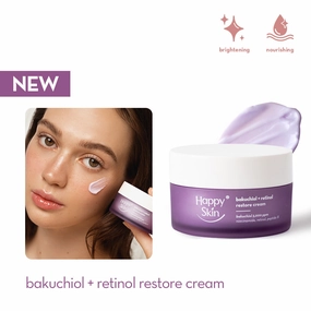 Happy Skin Bakuchiol   Retinol Restore Cream