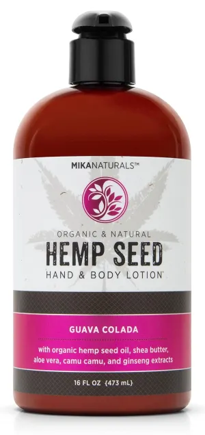Hemp Seed Hand & Body Lotion (Guava Colada), 16 fl. oz.