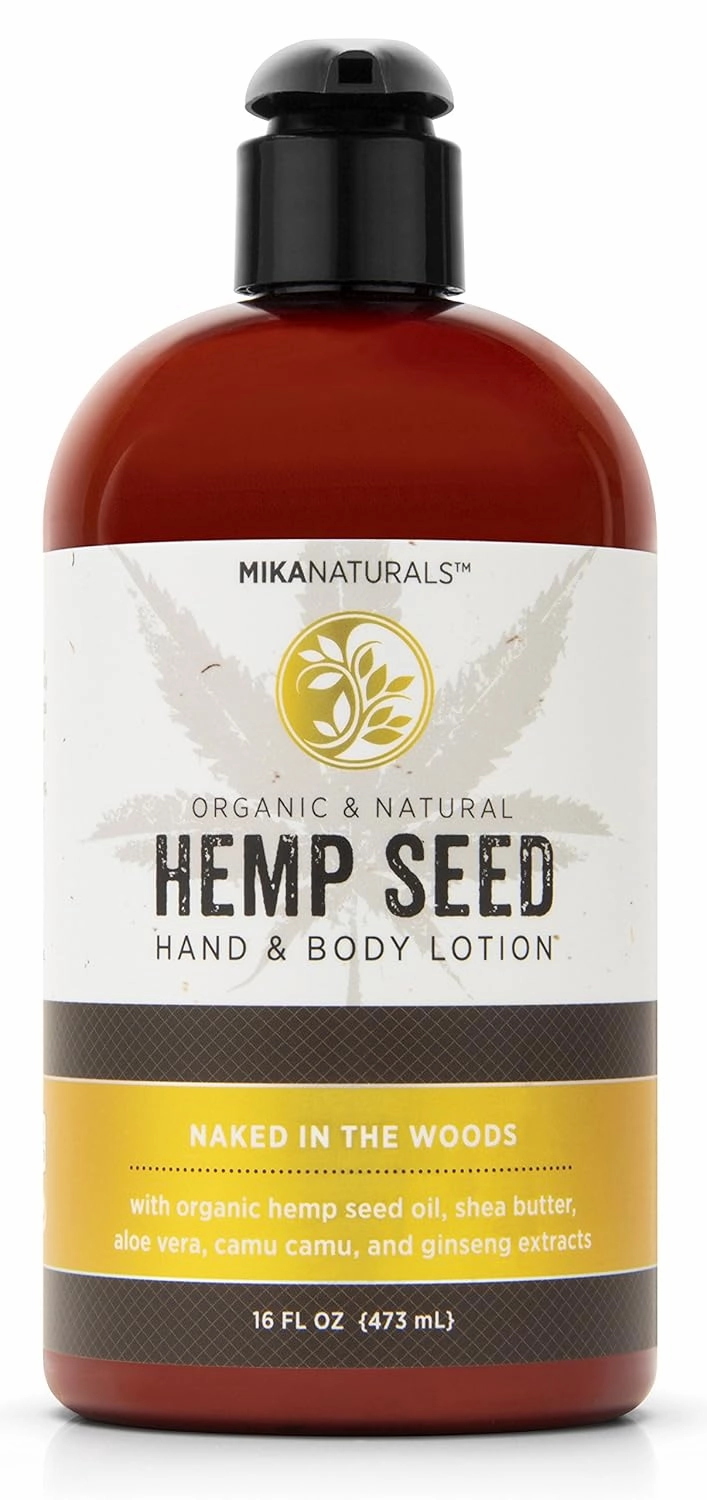 Hemp Seed Hand & Body Lotion (Naked in the Woods), 16 fl. oz.