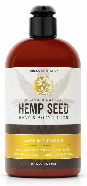 Hemp Seed Hand & Body Lotion (Naked in the Woods), 16 fl. oz.
