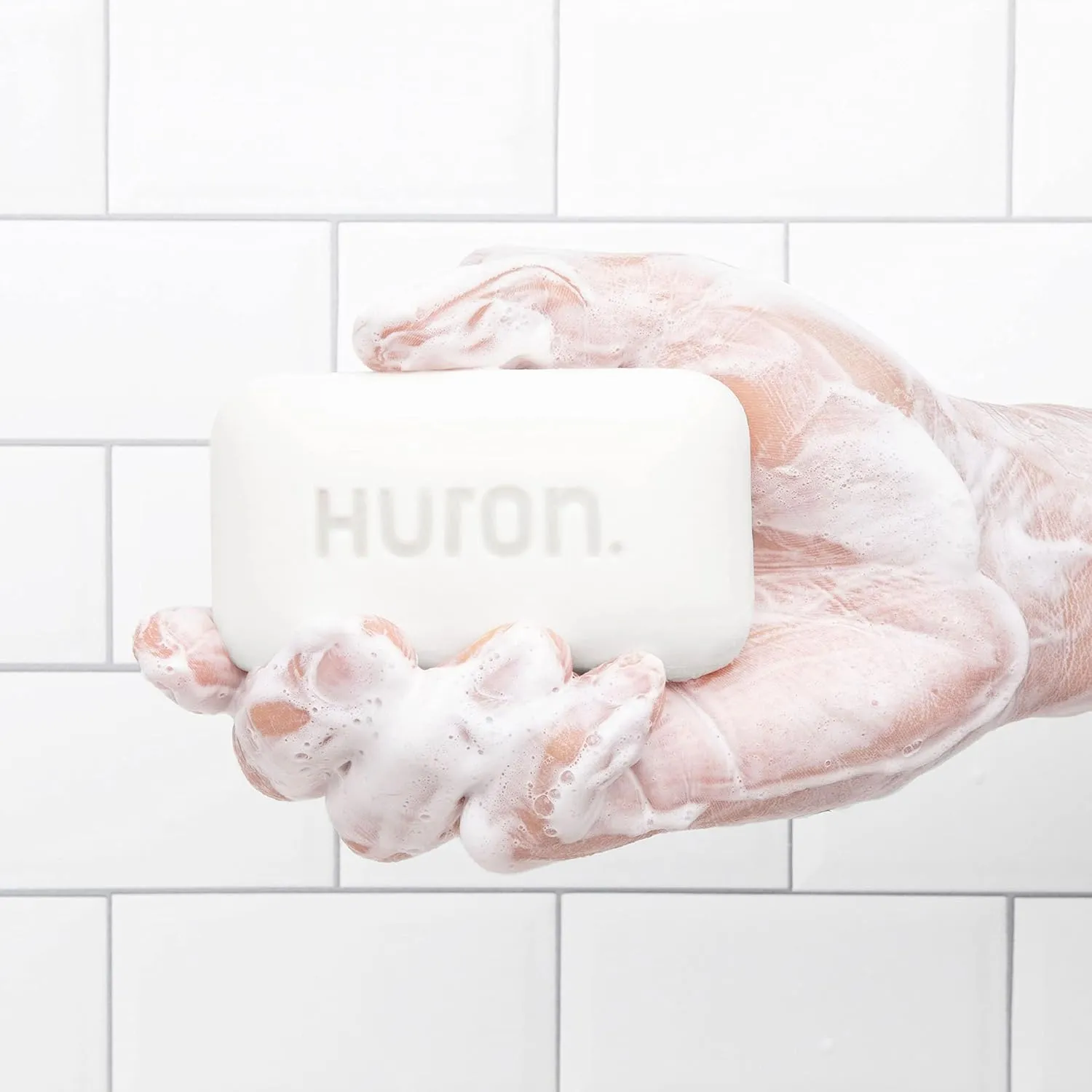 Huron Bar Soap - Citrus   Eucalyptus, 3 Pack - Crisp & Invigorating Scent of Citrus, Eucalyptus, Mint & Aromatic Greens