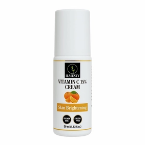 ILMESTY Vitamin C 15% Face Cream With Rice Water & Niacinamide For Skin Brightening 50ml | For All Skin Types