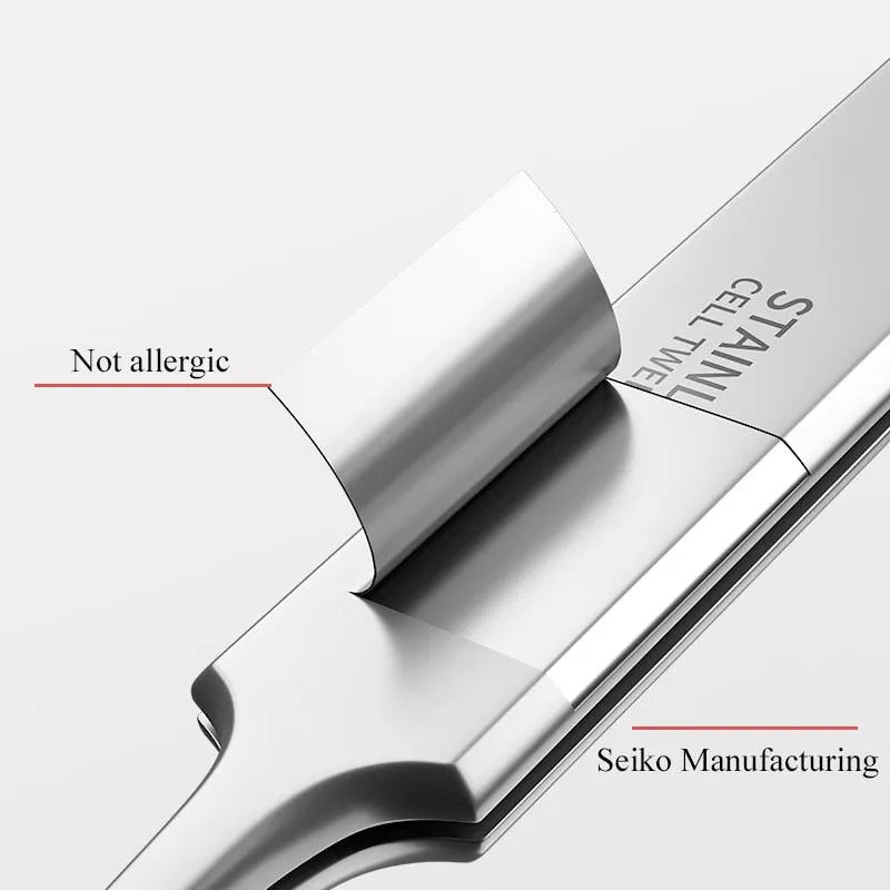 Ingrown Hair Blackhead Tweezers Pointed Tip, Precision German Stainless Steel, Extra Sharp, Perfect for Splinters, Facial Hair, etc.