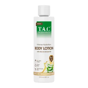 Intense Hydration Body Lotion with Aloe & Almond Oil for Dry Skin & Moisturization - Suitable for Women & Men - All Skin Types 100ml