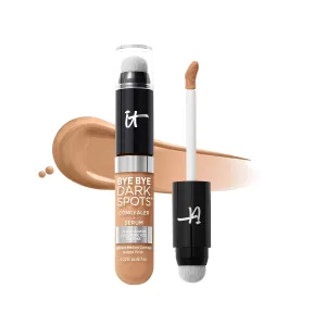 IT Cosmetics Bye Bye Dark Spots Concealer   Brightening Serum – 2% Niacinamide, Hyaluronic Acid & Caffeine - Medium Coverage, Natural Finish, All Skin Types - 0.22 fl oz