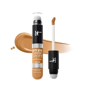 IT Cosmetics Bye Bye Dark Spots Concealer   Brightening Serum – 2% Niacinamide, Hyaluronic Acid & Caffeine - Medium Coverage, Natural Finish, All Skin Types - 0.22 fl oz