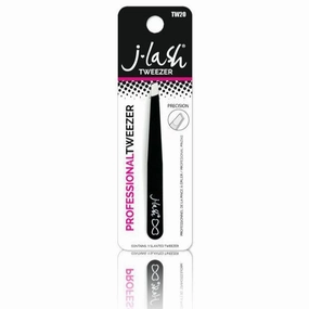 J-lash Slant Tip Tweezers - Black