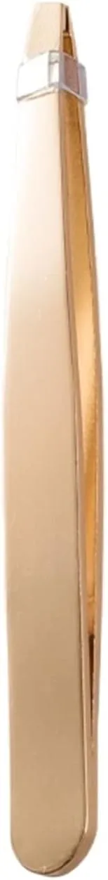 Lash Tweezers Stainless Steel Eyebrow Clip with Comb, Oblique Mouth, Flat Eyebrow Clip, False Eyelashes, Auxiliary Tweezers Storage (Color : 5) (3)