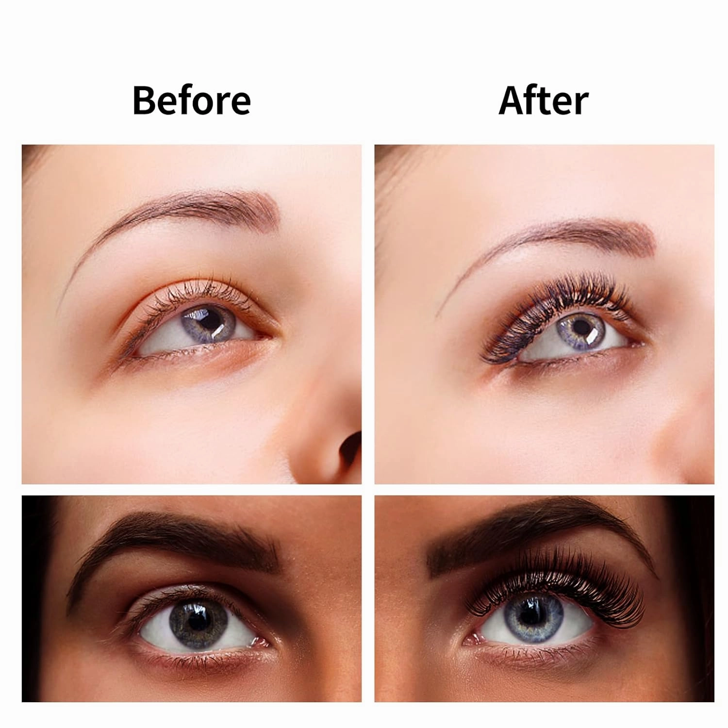 Lash Extension 1000pcs Mixed Premade Fans Eyelash Extensions D Curl Promades Eyelash Volume Lash Extensions Loose Fans Pre Made Volume Lashes Pointed Base (14D-0.05D, 9-16mm)