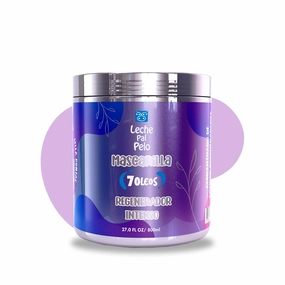 Leche Pal Pelo 7 Oleos Hair Repair Treatment Mask - Argan, Shea butter, Macadamia, Coconut & More - Healthy, Silky & Shiny Hair - Big size 27fl.oz