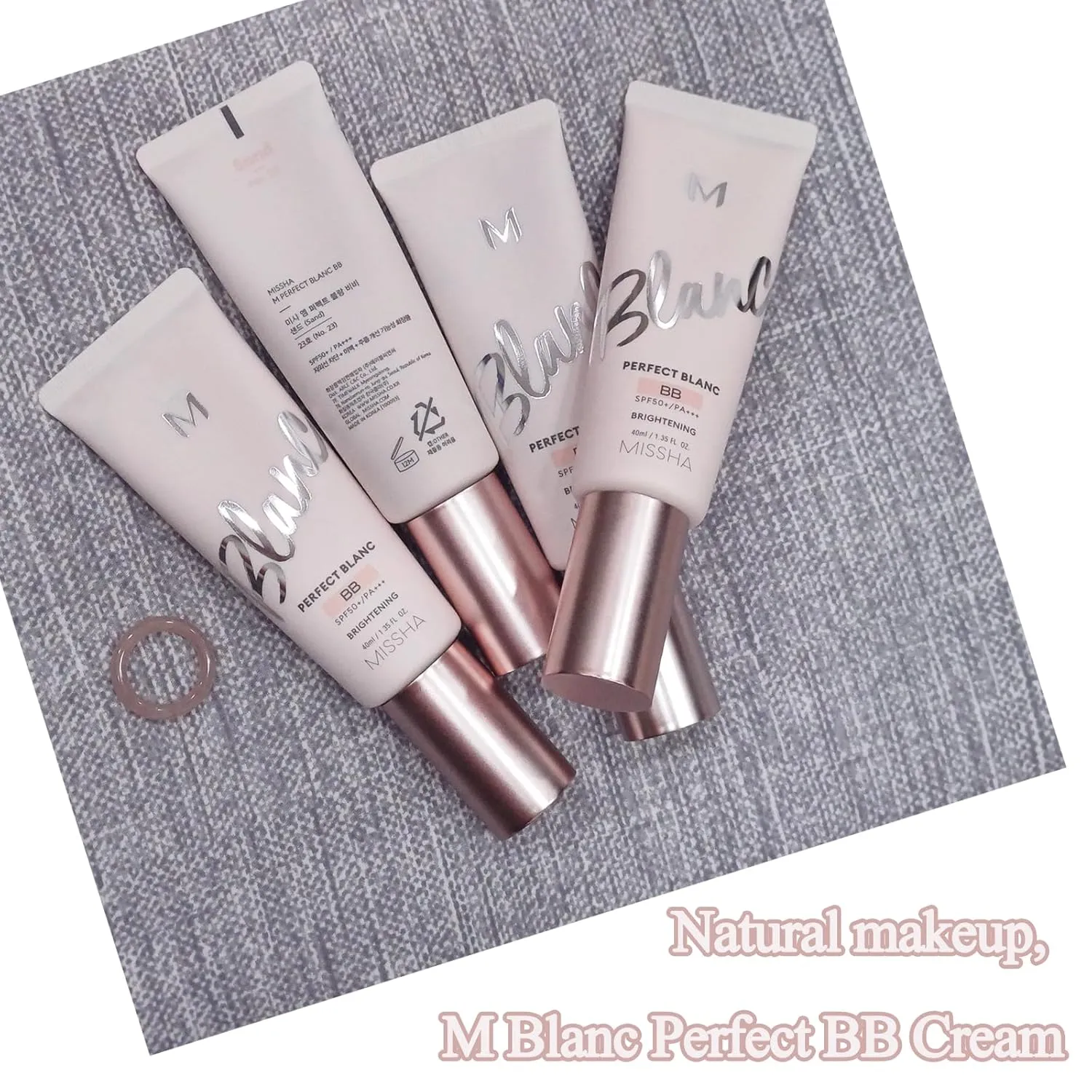lightness & Brightening Makeup for MISSHA M Perfect Blanc BB Creams(1.35fl.oz.), No.22 Beige
