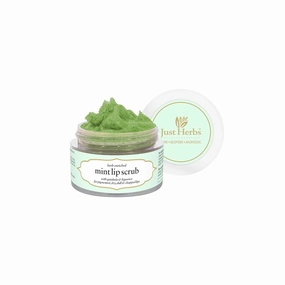 Lip Scrub for Brightening of Dark Lips & Nourishment of Chapped Lips, Exfoliates Gently, Reduces Pigmentation,For Men and Women, Mint 15ml