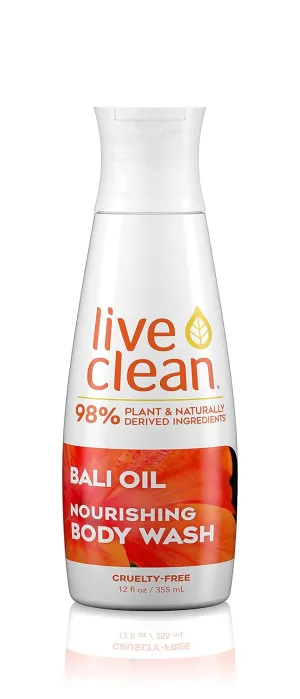 Live Clean Body Wash, Nourishing Bali Oil, 17 Oz, LV32215