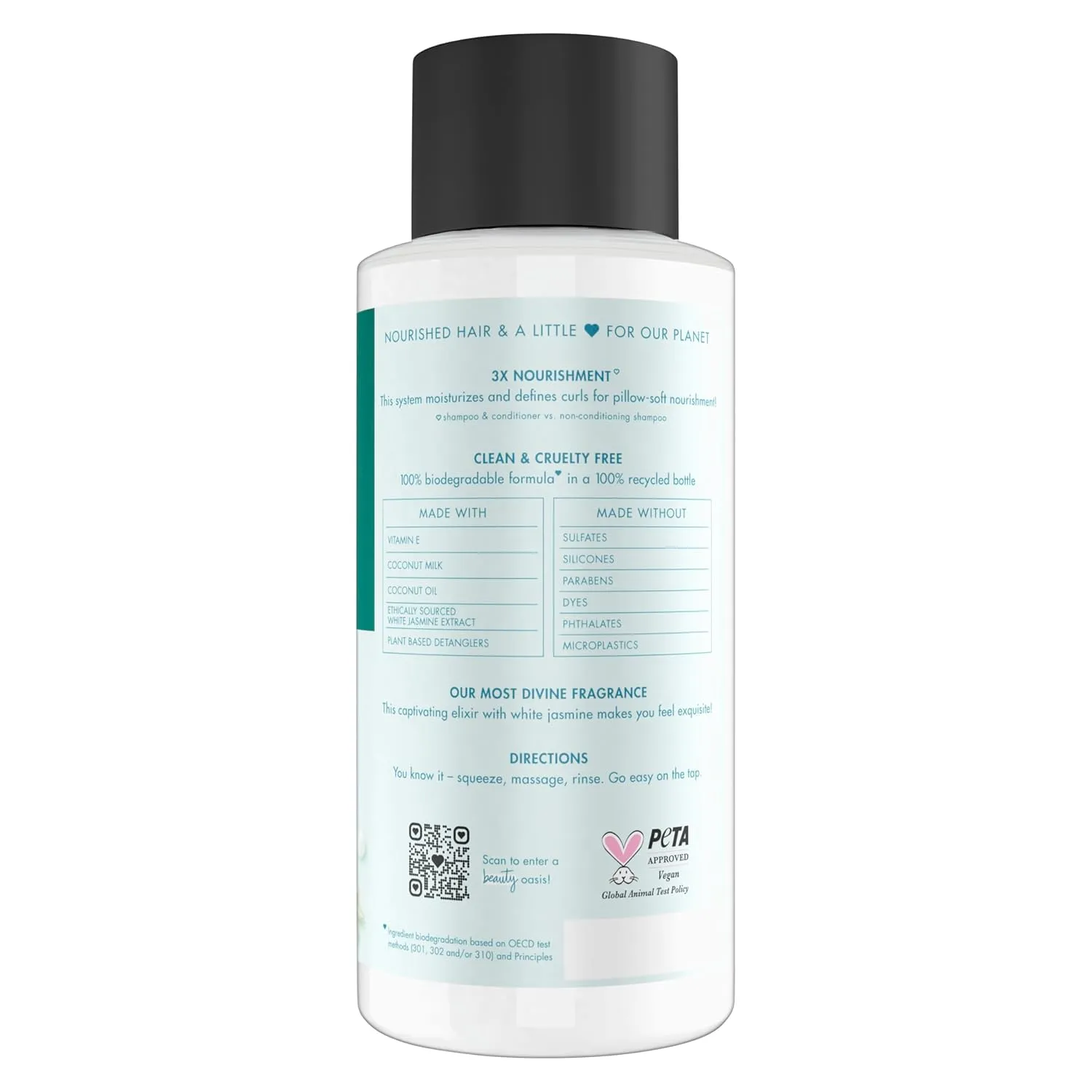 Love Beauty and Planet Conditioner with Vitamin E Coconut Milk & White Jasmine for Curly Hair & Natural Definition, Sulfate, Silicone, & Paraben Free. Cruelty-Free. 13.5 oz (Pack of 2)
